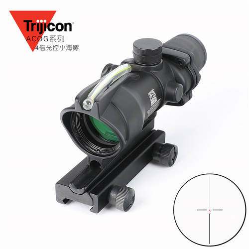 Trijicon 2#BZH 4倍光纤小海螺定倍短款  高抗震瞄准镜 狙击镜