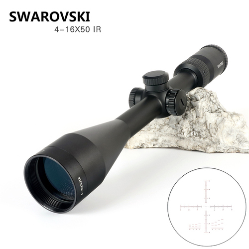 SWAROVSKI/施华洛世奇新款4-16X50 IR带盖式调节轮带灯高清抗震瞄准镜