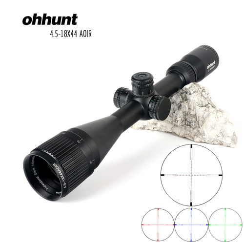 ohhunt/欧恒4.5-18X44 AOIR 高清大视野高抗震瞄准镜观鸟望远镜红绿瞄准器