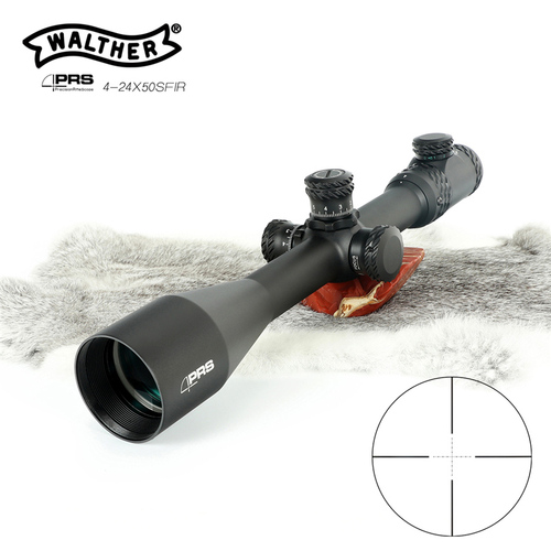 WALTNER/瓦尔特 新款PRS 4-24x50SFIR 高清抗震光学瞄准镜