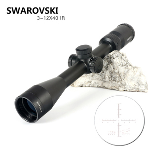 SWAROVSKI/施华洛世奇新款 3-12X40 IR带盖式调节轮带灯高清抗震瞄准镜