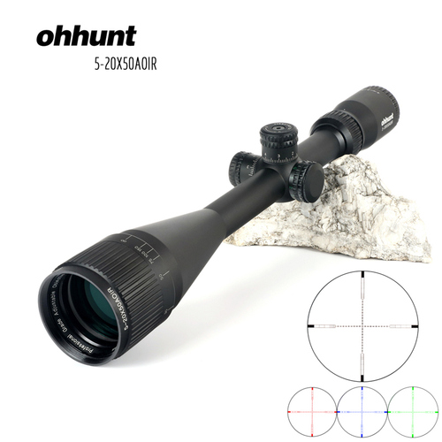 ohhunt/欧恒5-20X50AOIR物镜调焦带灯高清抗震瞄准镜