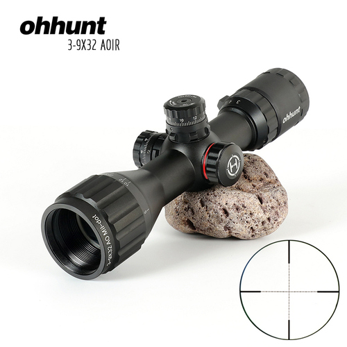 ohhunt/欧恒3-9X32AOIR短款物镜调焦带灯高清抗震瞄准镜