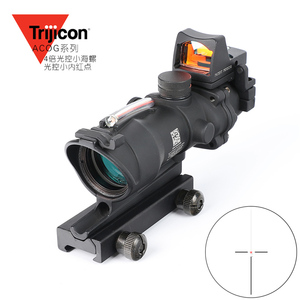 Trijicon 1#BZR+PR 4倍光纤小海螺定倍短款  高抗震瞄准镜 狙击镜