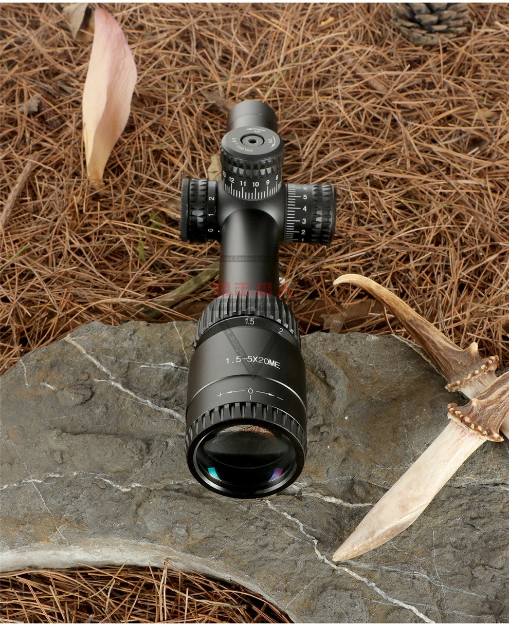 5-5x20me 精悍短款抗震瞄准镜